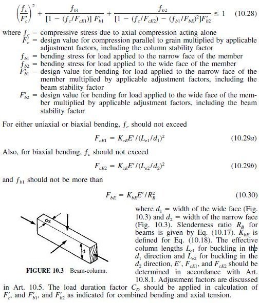 Combined Bending and Axial Loading Civil Engineering X