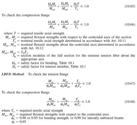 Combined Tensile Axial Load and Bending | Civil Engineering X