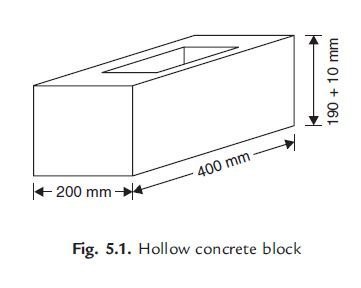 Solid and Hollow Concrete Blocks | Civil Engineering X