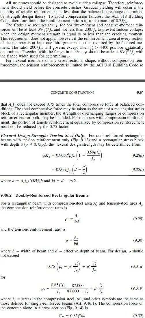 Strength Design for Flexure Civil Engineering X